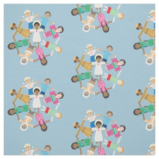 Jesus Lieben die kleinen Kinder Stoff (Muster)