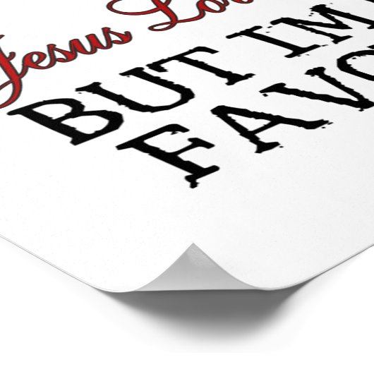 Jesus Lieben Du Liebling Poster (Ecke)