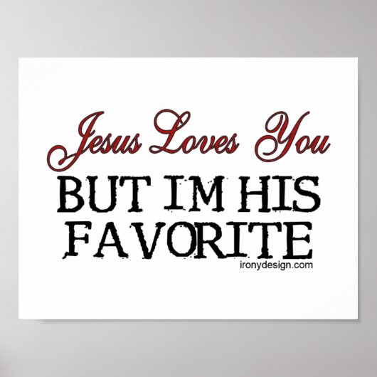 Jesus Lieben Du Liebling Poster (Vorne)
