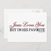 Jesus Lieben Du Liebling Postkarte (Vorne/Hinten)