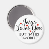 Jesus Lieben Du Lieblingsstimmung Magnet (Vorderseite/Rückseite)