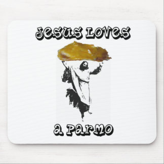 Jesus-Lieben ein Parmo Mousepad