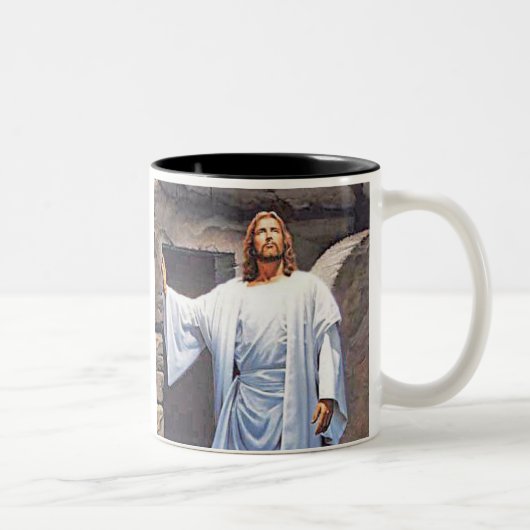 Jesus Lieben Ich 6 Zweifarbige Tasse (Rechts)
