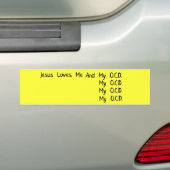 Jesus-Lieben ich Autoaufkleber (Auf Auto)