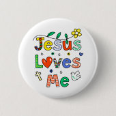Jesus-Lieben ich Button (Vorderseite)