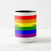 "Jesus-Lieben ich. Ich bin homosexuell. " Tasse (Zentrum)