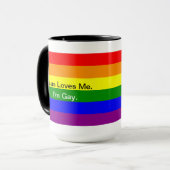 "Jesus-Lieben ich. Ich bin homosexuell. " Tasse (Vorderseite Links)