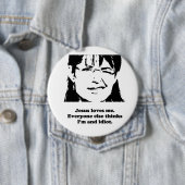 Jesus-Lieben ich. Jeder denkt sonst, dass ich ein Button (Beispiel)