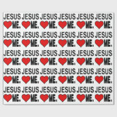 Jesus-Lieben ich Jesus-Geschenke Geschenkpapier (Flach)