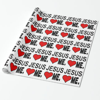 Jesus-Lieben ich Jesus-Geschenke Geschenkpapier