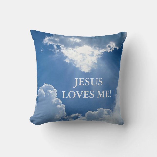 Jesus-Lieben ich Kissen (Vorderseite)