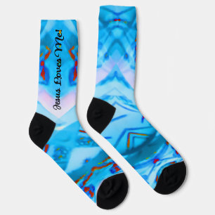 Jesus Lieben Ich kühne, farbige Socken