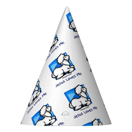 Jesus-Lieben ich Lamm Partyhütchen (Links)