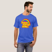 Jesus-Lieben ich (mit Regenbogen) T-Shirt (Vorne ganz)