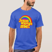 Jesus-Lieben ich (mit Regenbogen) T-Shirt (Vorderseite)
