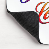 Jesus-Lieben ich Mousepad (Ecke)