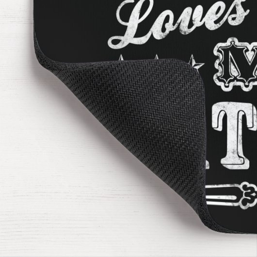 Jesus-Lieben ich Mousepad (Ecke)