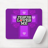Jesus-Lieben ich Mousepad (Mit Mouse)