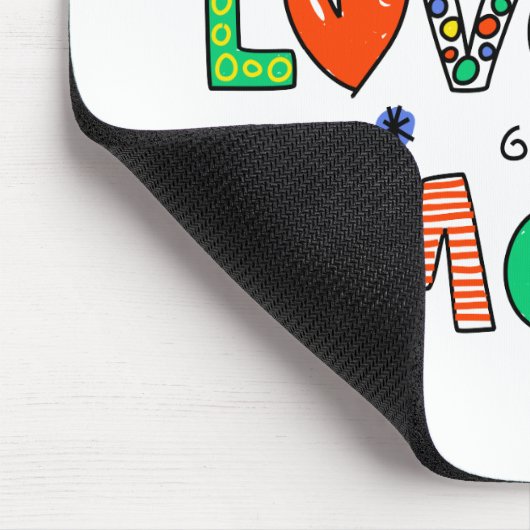 Jesus-Lieben ich Mousepad (Ecke)