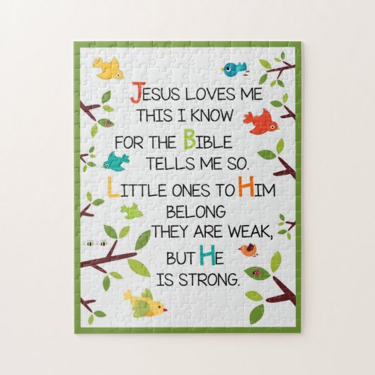 Jesus-Lieben ich Puzzle (Vertikal)