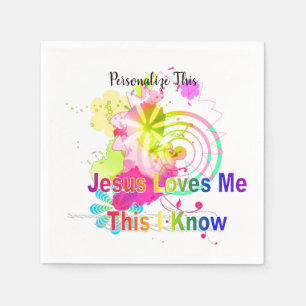 Jesus-Lieben ich Serviette