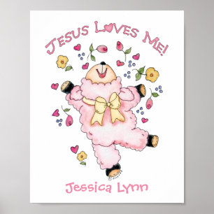 Jesus Lieben Ich tanze Lamm Poster