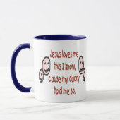 Jesus-Lieben ich (TASSE) Tasse (Links)