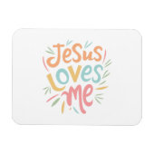 Jesus Lieben Ich - Vintages Design Magnet (Horizontal)