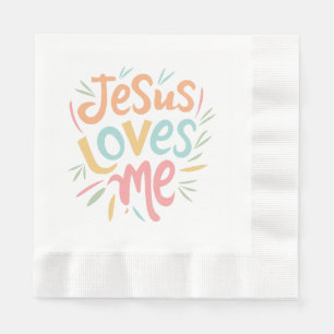 Jesus Lieben Ich - Vintages Design Serviette