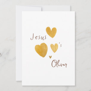 Jesus Lieben Individuelle Name Einladung Ankündigu