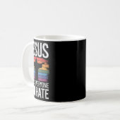 Jesus Lieben Jeder, den du hasst Kaffeetasse (Vorderseite Links)