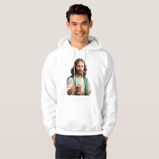 Jesus-Lieben-Kaffee Hoodie (Vorne ganz)