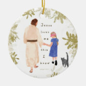Jesus Lieben Keramik Weihnachten Keramik Ornament (Vorne)