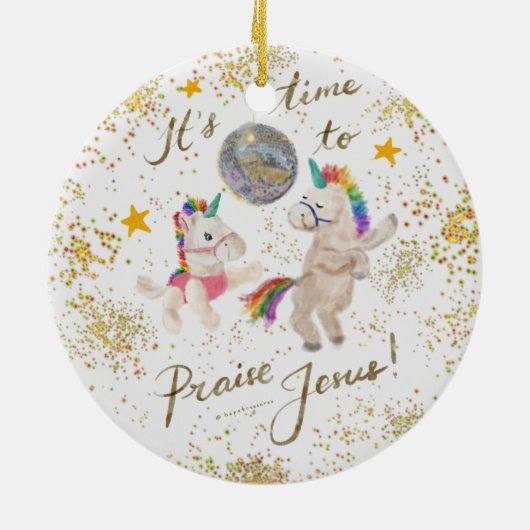 Jesus Lieben Keramik Weihnachten Keramik Ornament (Hinten)