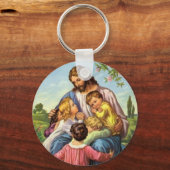 Jesus Lieben Kinder Schlüsselanhänger (Vorderseite)
