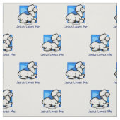 Jesus-Lieben-Lamm Stoff (Muster)