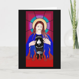 JESUS LIEBEN LEMMY CARD KARTE
