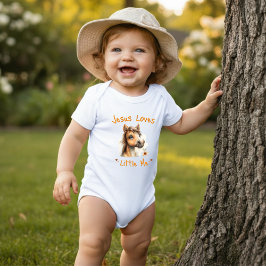 Jesus Lieben Little Me Pony Horse Girl Baby Strampler