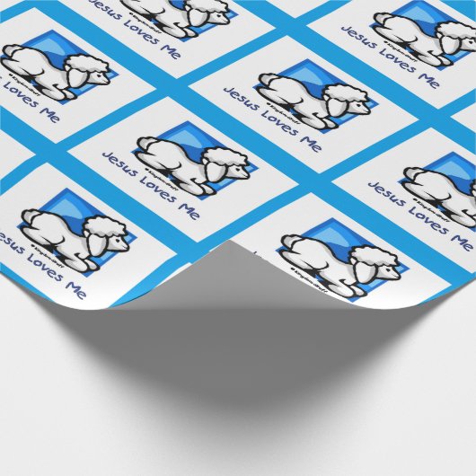 Jesus Lieben Me Lamb Geschenkpapier (Ecke)