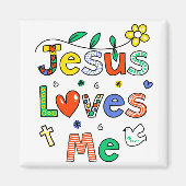 JESUS LIEBEN ME MAGNET (Vorne)