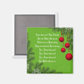 JESUS LIEBEN ME MAGNET (Vorderseite/Rückseite)