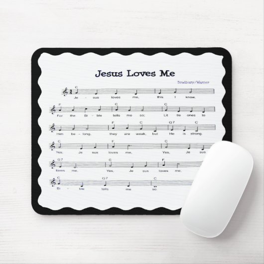 JESUS LIEBEN ME-MOUSEPAD MOUSEPAD (Mit Mouse)