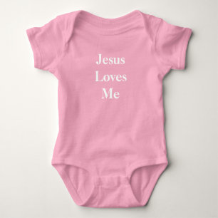 Jesus Lieben mich, Baby Jersey Bodysuit Baby Strampler