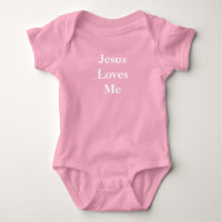Jesus Lieben mich, Baby Jersey Bodysuit