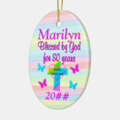 JESUS LIEBEN MIR 80. GEBURTSTAG CUSTOM ORNAMENT (Links)