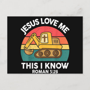Jesus Lieben mir Dies ich kenne Ausgrabungsgraben Feiertagspostkarte