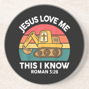 Jesus Lieben mir Dies ich kenne Ausgrabungsgraben Getränkeuntersetzer