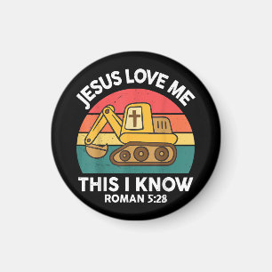 Jesus Lieben mir Dies ich kenne Ausgrabungsgraben  Magnet