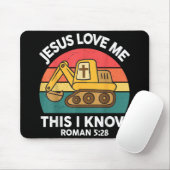 Jesus Lieben mir Dies ich kenne Ausgrabungsgraben  Mousepad (Mit Mouse)