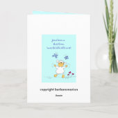 Jesus Lieben mir, Schaf, Grußkarte Karte (Rückseite)